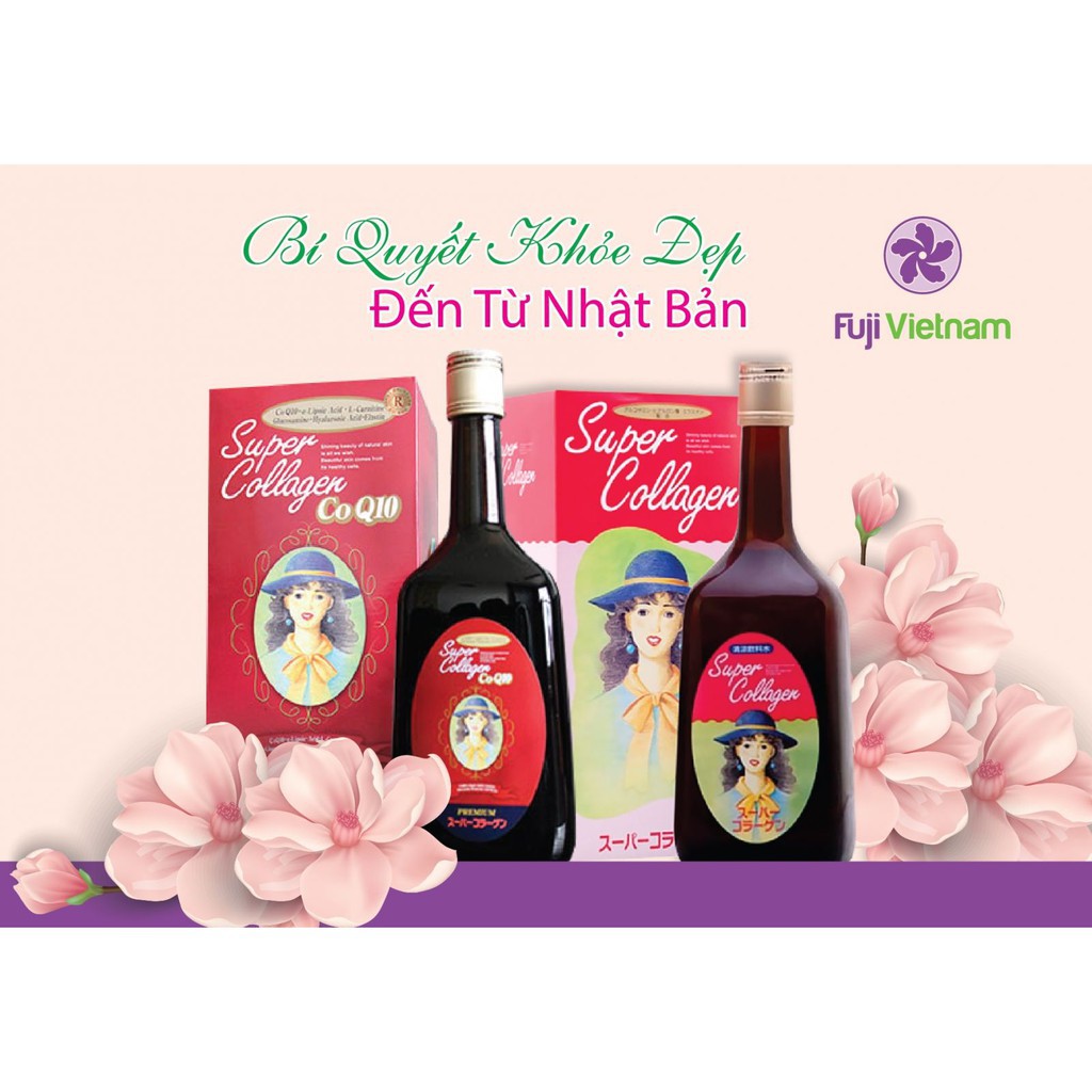 Nước uống super collagen fuji nội địa nhật bản Healthy care quatangme