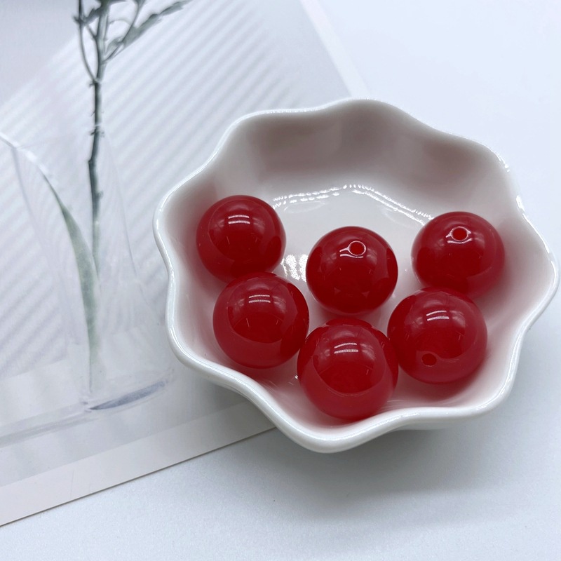 (20-40 hạt)Hạt thủy tinh size 6mm, 8mm, 10mm, 12mm, Nguyên liệu làm trang sức cổ trang, Nguyên liệu diy, Thủytinh