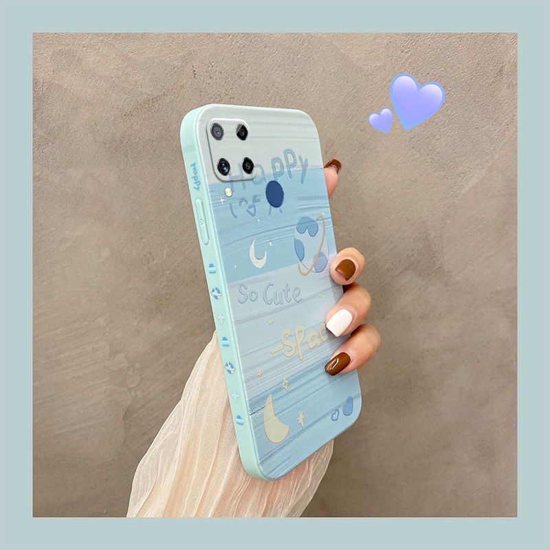 Ốp Lưng Realme C15 ốp điện thoại realme c15 Ốp Điện Thoại silicone Mềm Chống Rơi In Hình Tranh Sơn Dầu Cho Realme C15