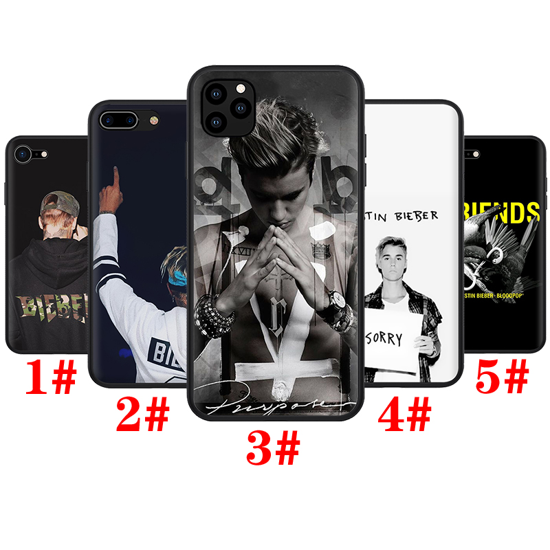 Ốp Lưng Silicone Mềm In Hình Justin Bieber J.Bs Cho Iphone 11 12 Pro Mini Xs Max X Xr 103