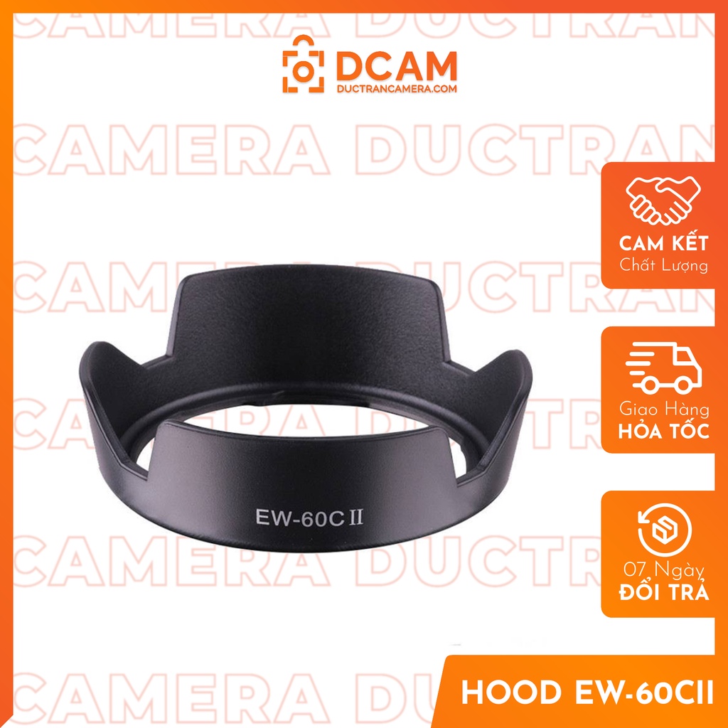 Hood EW-60CII loa che nắng cho lens EF 28-80mm f/3.5-5.6 II,EF-S 18-55mm f/3.5-5.6 IS,EF-S 28-90mm f/3.5-5.6 USM