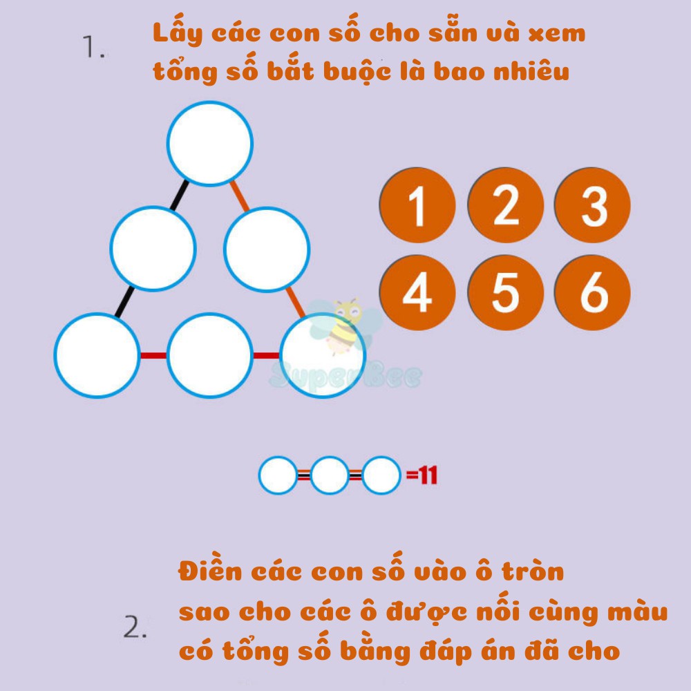 Trò Chơi Ô Chữ Trí Tuệ Sudoku Toán Học Từ Tính Cho Bé 6 Tuổi, Rèn Luyện Tư Duy Logic Sớm SuperBee