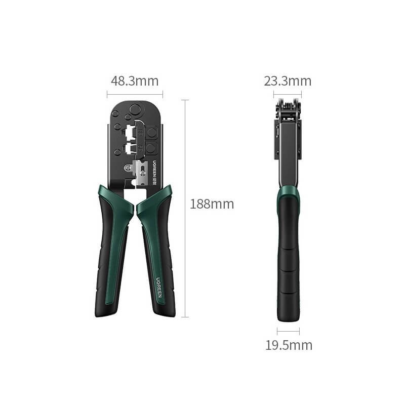 Kìm Bấm Mạng Đa Năng RJ45/RJ11 Ugreen 10952 Cao Cấp  - Hàng Chính Hãng