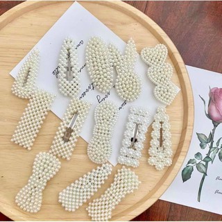 Kẹp Tóc Đính Hạt Nhiều Kiểu Dáng thời trang mới