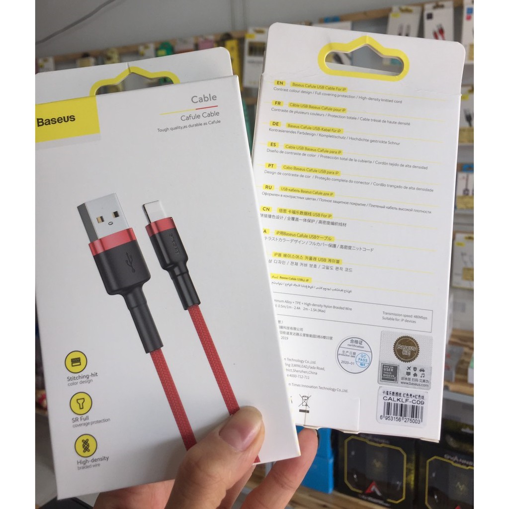 Cáp Sạc Iphone/Ipad Baseus Cafule