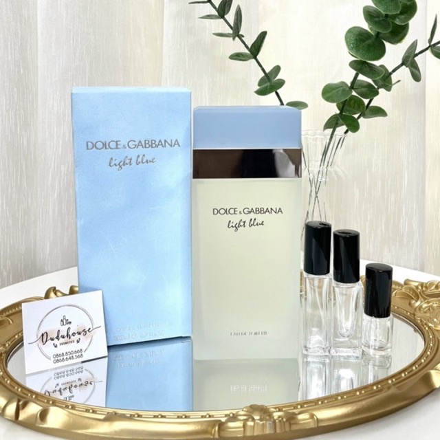 Mẫu thử Nước hoa D&G Light Blue Intense for women EDT 2ml/5ml/10ml