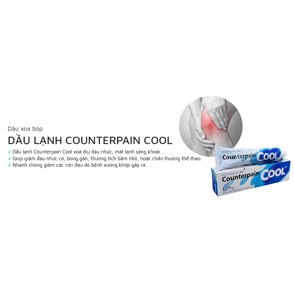 [ An Toàn ] Gel Lạnh Xoa Bóp Counterpain Cool Thái Lan [120g]