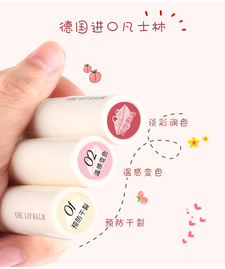 [Hàng mới về] Son dưỡng môi hiệu quả thay đổi màu theo nhiệt độ