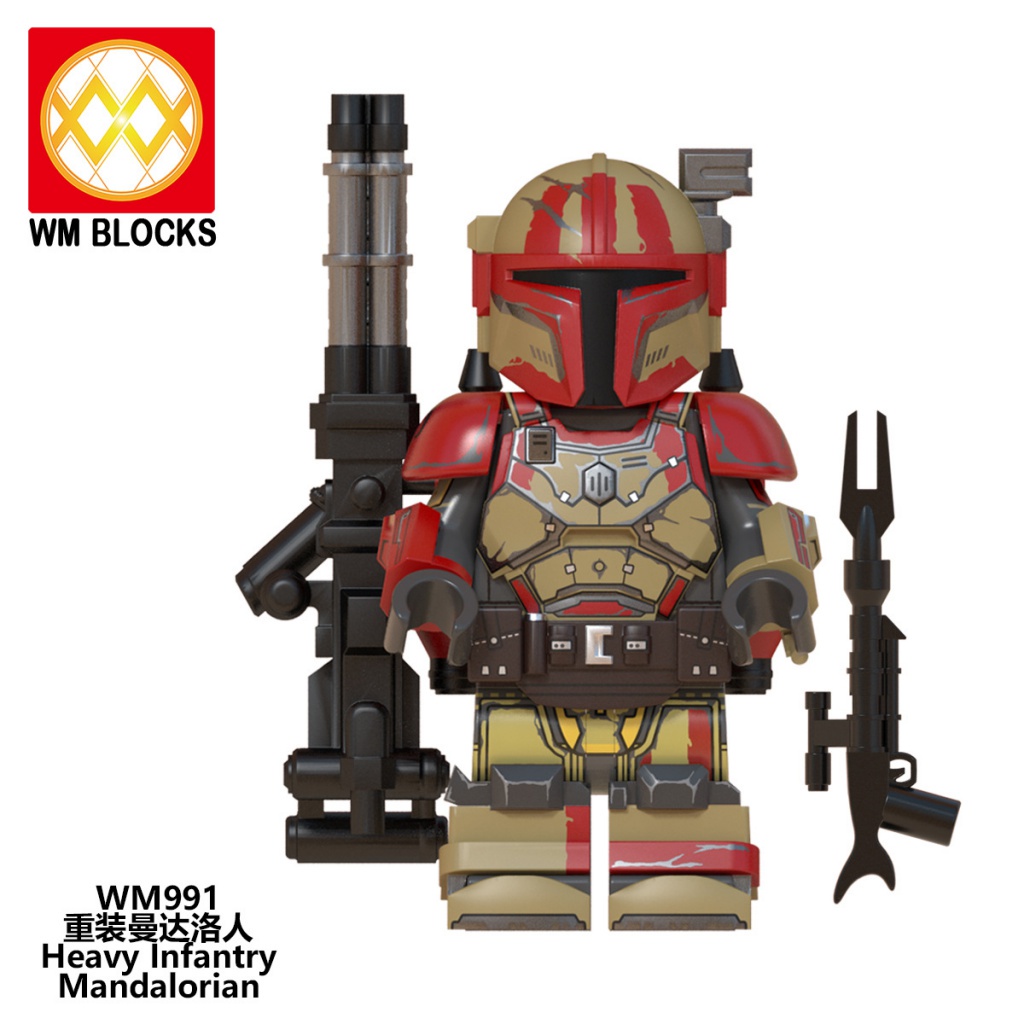 Đồ chơi trẻ em Mandalorian Star Wars Đồ chơi Khối xây dựng lắp ráp nhỏ lego minifigures