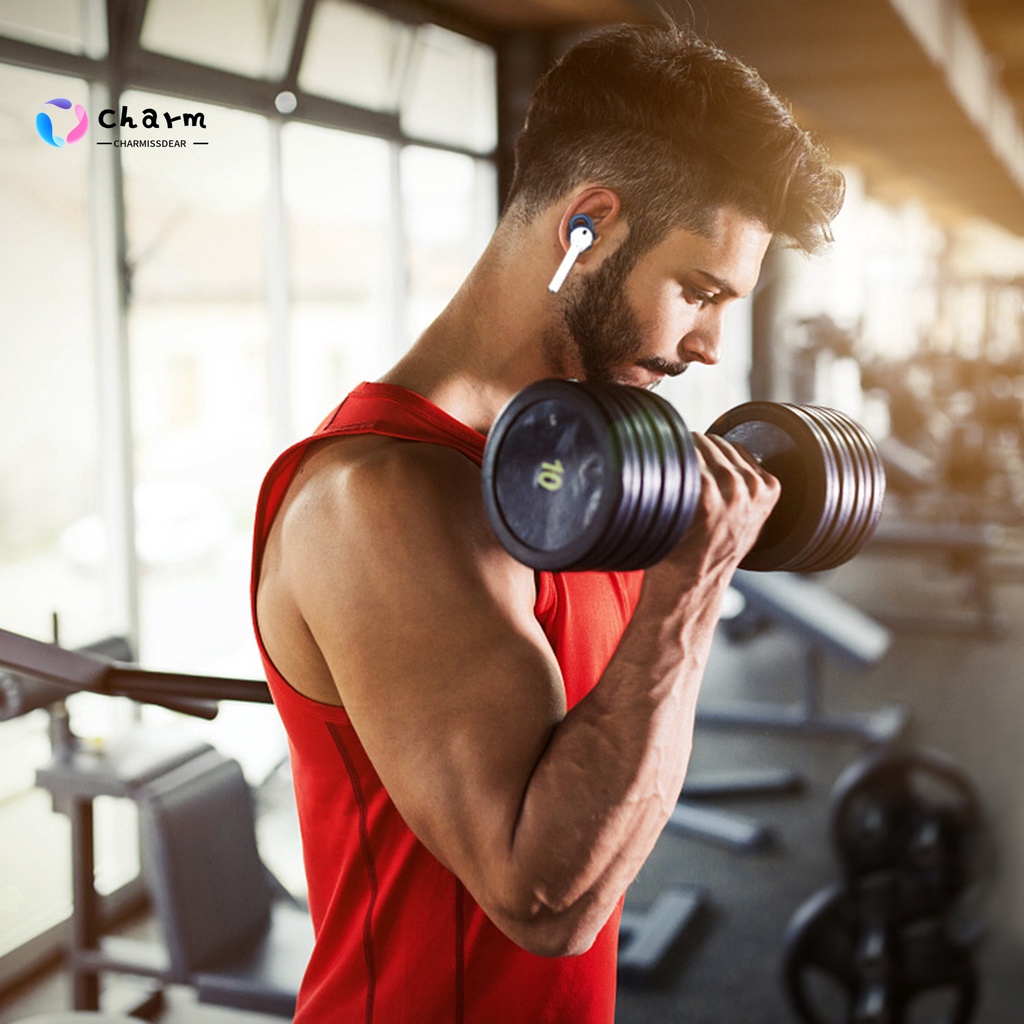 Bộ 2 nút bọc đầu tai nghe bằng silicon chống trượt thích hợp cho Airpods 1 / 2