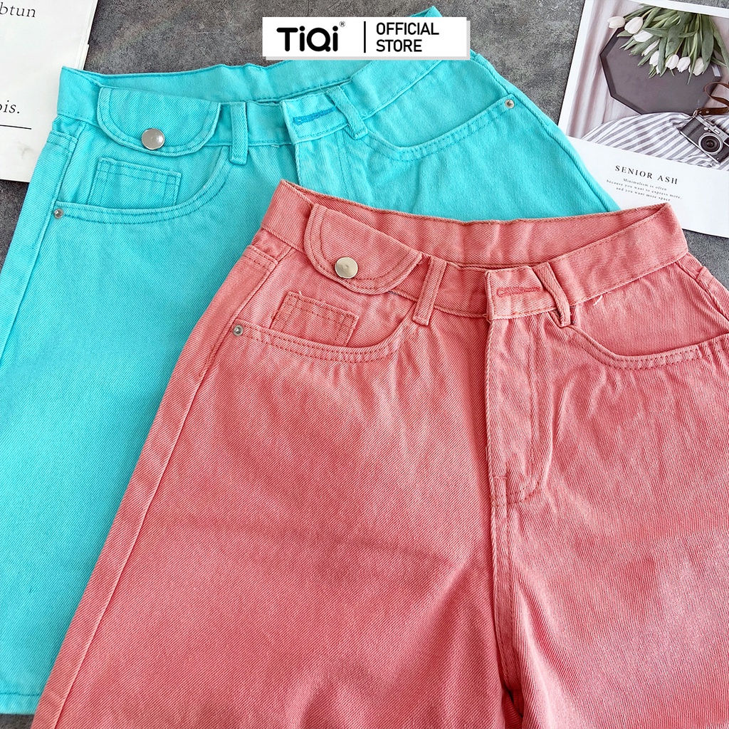 Quần kaki ngố nữ nhiều màu lưng cao TiQi Jeans N152 | BigBuy360 - bigbuy360.vn