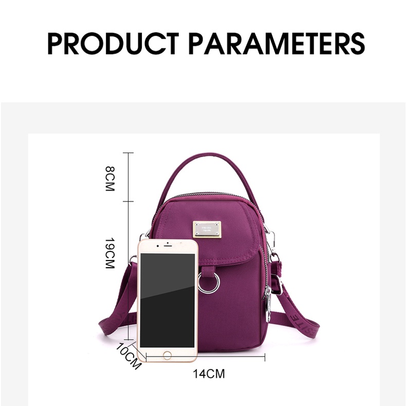 Túi Đeo Chéo Đựng Điện Thoại Phong Cách Mới Cho Nữ