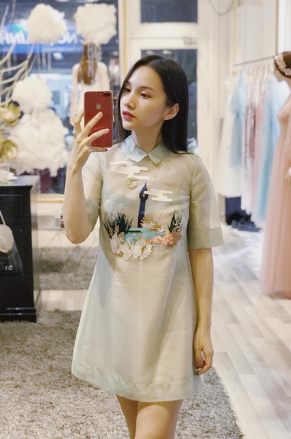 Đầm Le’s Art , Những chiếc váy với chất liệu Organza sẽ giúp bạn nữ tính và nổi bật tại mọi nơi bạn đến.Cho người48-56kg