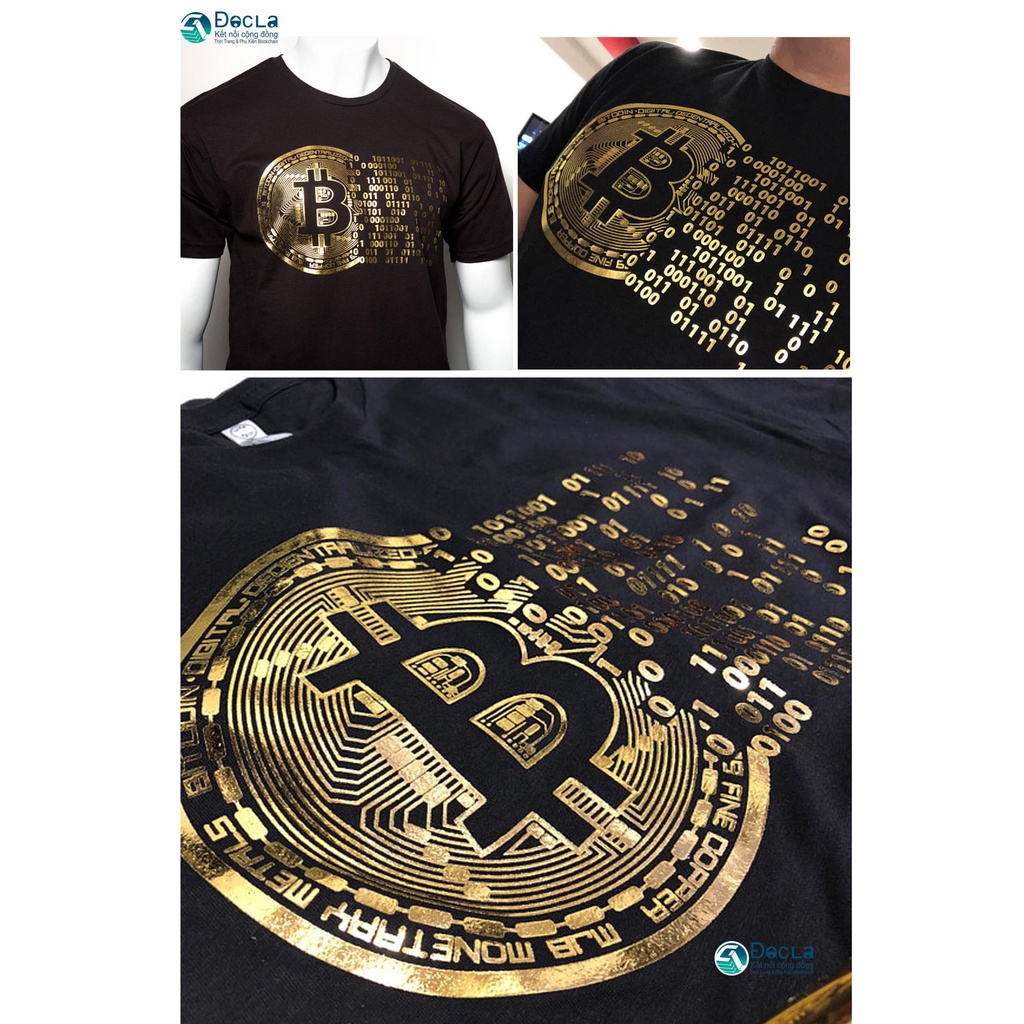 Áo Bitcoin Gold  =>BTC, Ethereum ETH, Binance BNB, Near, Solana SOL, Bitcoin,Crypto