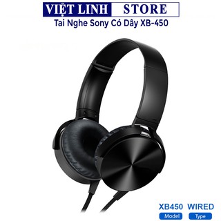 Tai Nghe Có Dây Sony XB450 Có Micro Khử Tiếng Ồn Giắc 3.5 Mm - Việt Linh Store