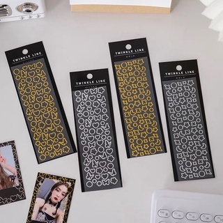 Hình dán Twinkle line_ trang trí top,card