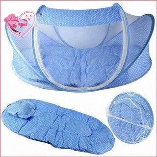 Mùng chụp có nệm cho bé
