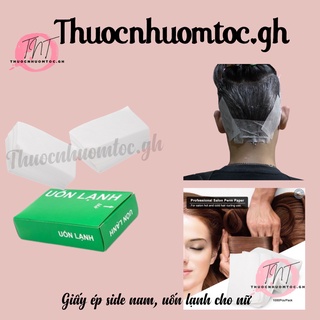 Giấy ép side nam, uốn lạnh cho nữ, giấy uốn lạnh - dùng cùng thuốc uốn tóc - thuocnhuomtoc.gh