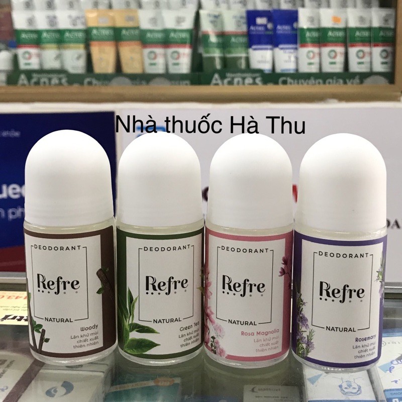 Lăn khử mùi REFRE NATURAL ( Mẫu mới)