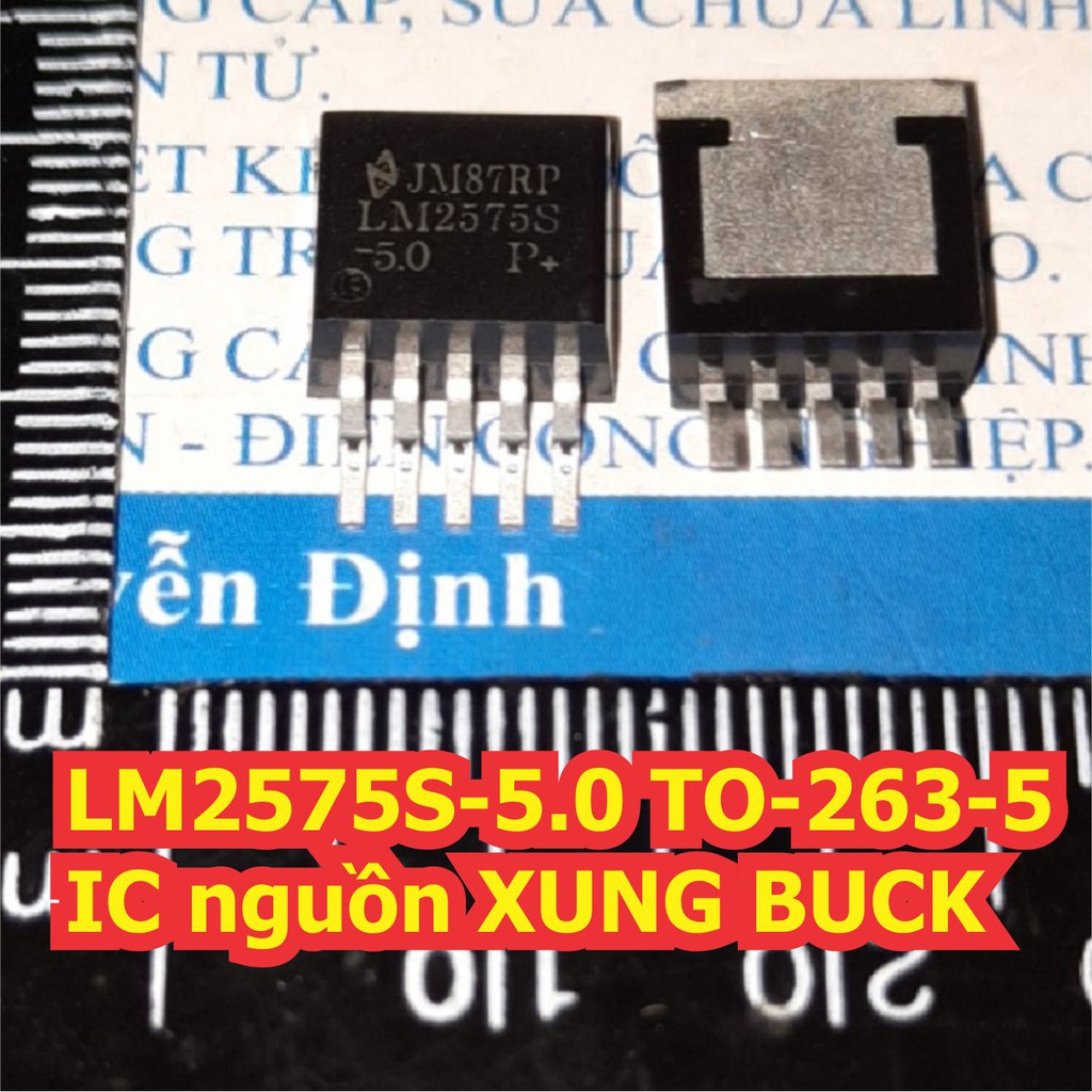 5 con LM2575S-5.0 5.0V TO-263-5 LM 2575 5V IC nguồn ỔN ÁP XUNG BUCK kde7029