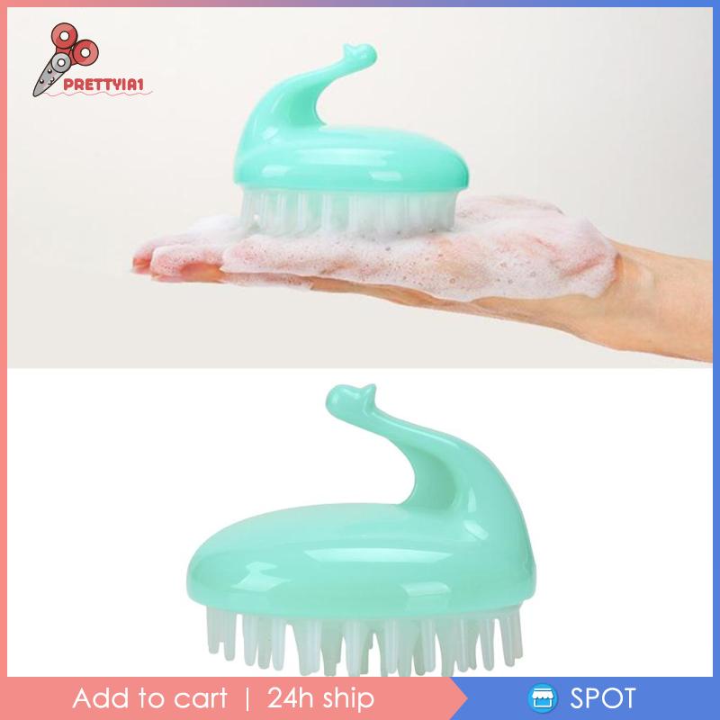 Lược Chải Tóc Massage Da Đầu Khô Và Ướt Prettyia1 Màu Xanh Lá Cho Nữ