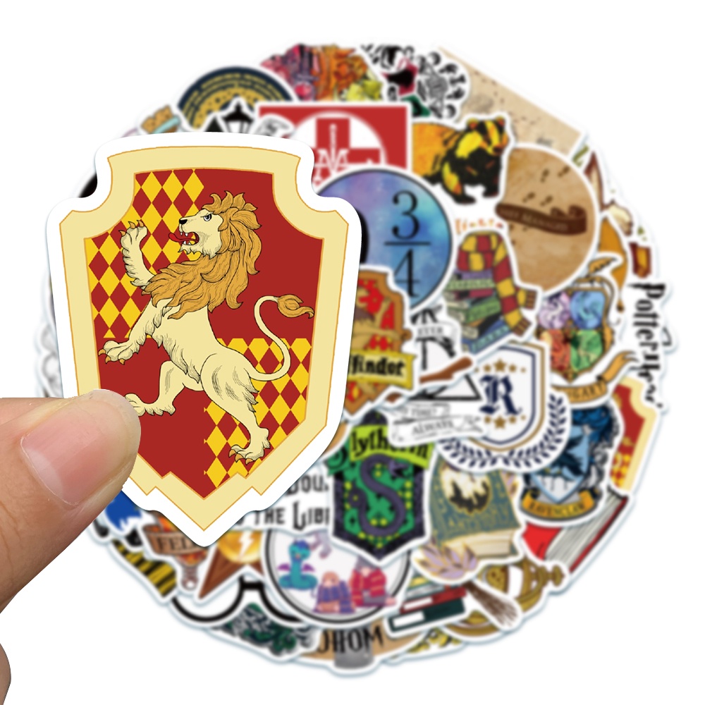 10 / 50 Sticker Dán Laptop Chống Nước Hình Harry Potter Hoạt Hình