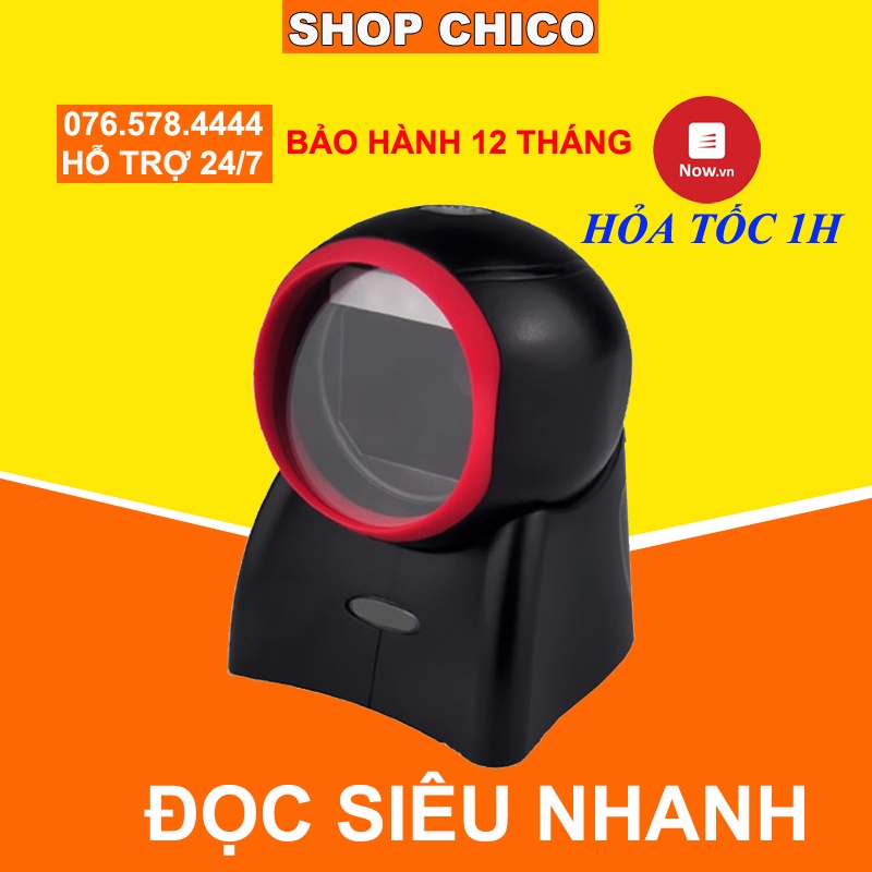 [BH 1 NĂM LỖI 1 ĐỔI 1] Máy Quét Mã Vạch Đa Tia 1D, 2D AOKIA -AK6880 Rẻ nhất Việt Nam