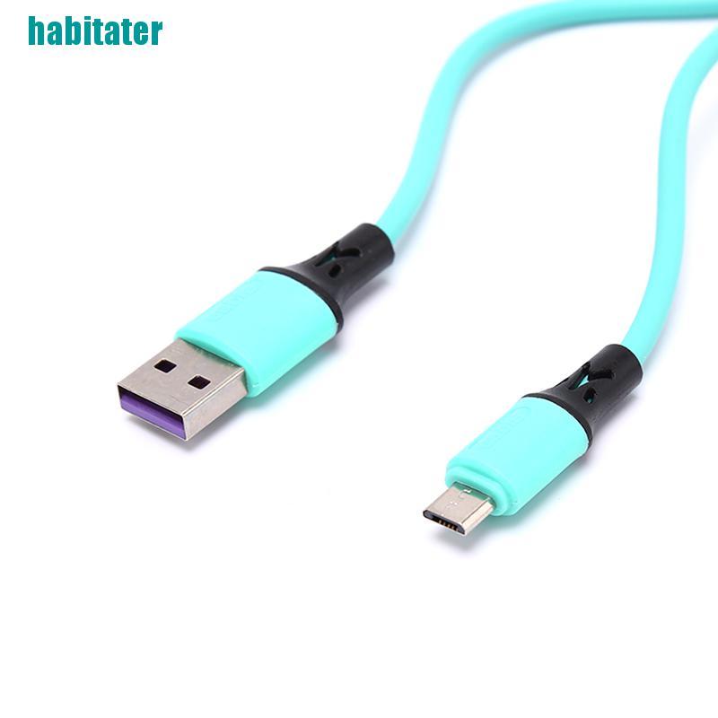 Dây Cáp Sạc Dữ Liệu USB 5A 1.2m / 1.8m Bằng Silicone