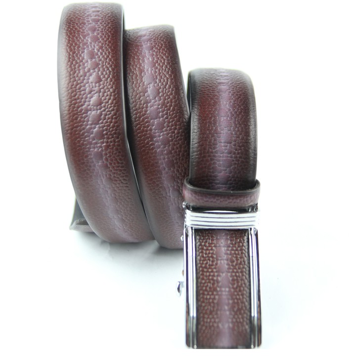 Thắt lưng da bò dập vân đà điểu | BigBuy360 - bigbuy360.vn