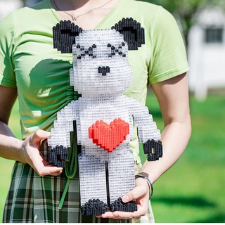 His cartoon Lego toy set