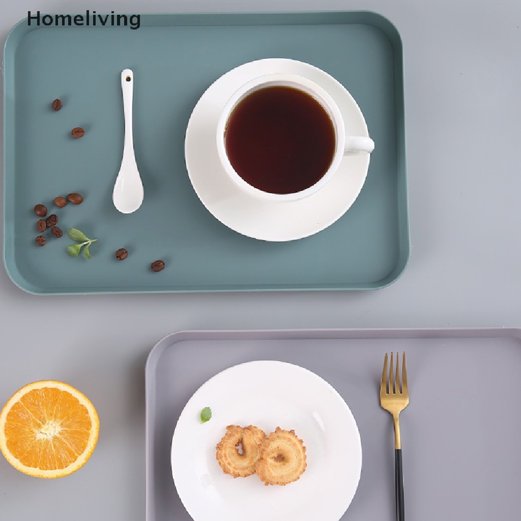 Khay Nhựa Đựng Trái Cây Hình Chữ Nhật Phong Cách Bắc Âu