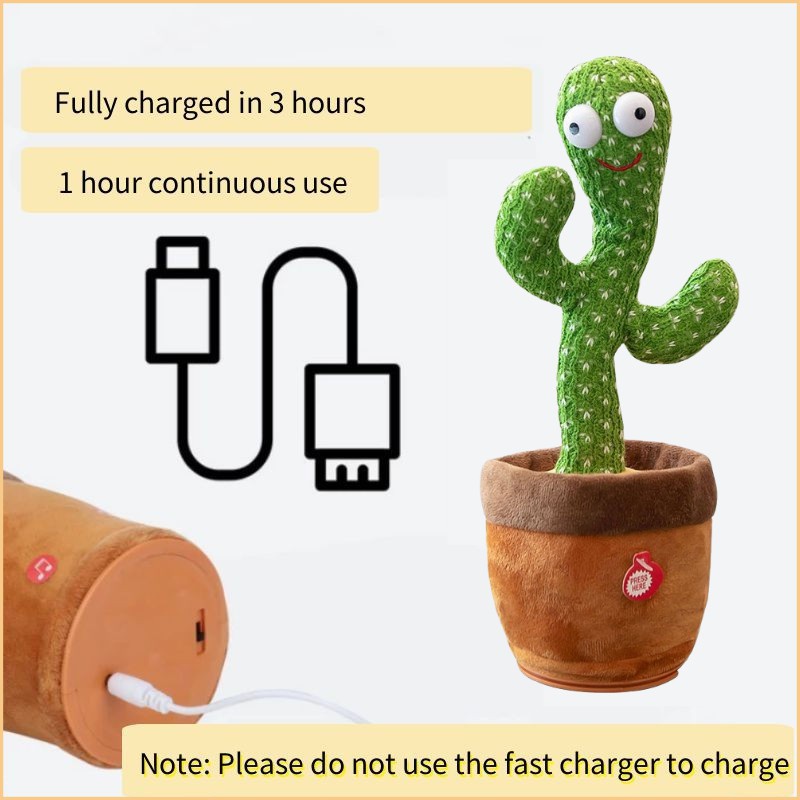 Đồ Chơi Búp Bê Nhảy Múa Xương Rồng kaktus menari 120 Đồ Chơi Trang Trí Phòng Ngủ Cho Trẻ Em