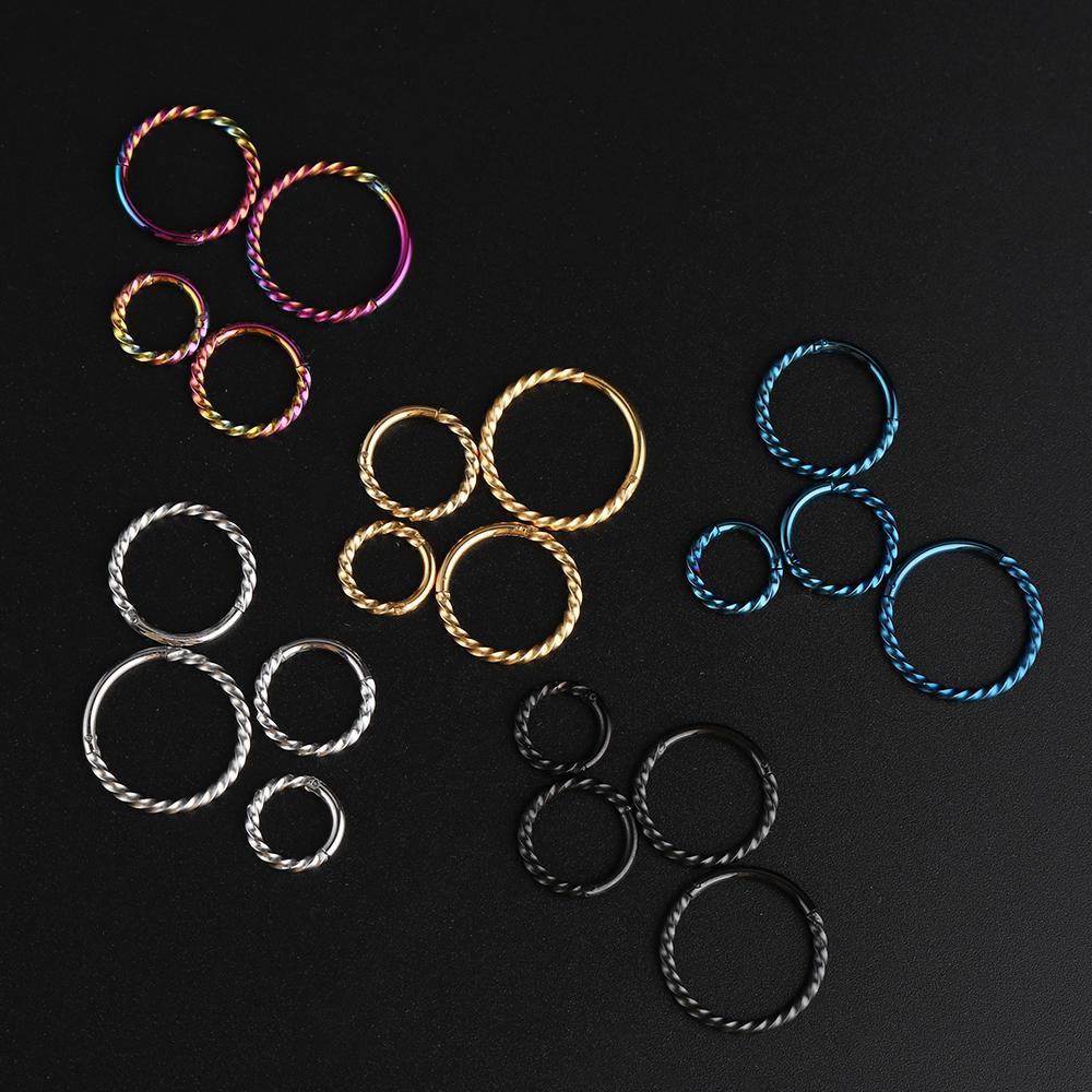 Khuyên Tai / Mũi / Môi Dạng Vòng Xoắn Thời Trang