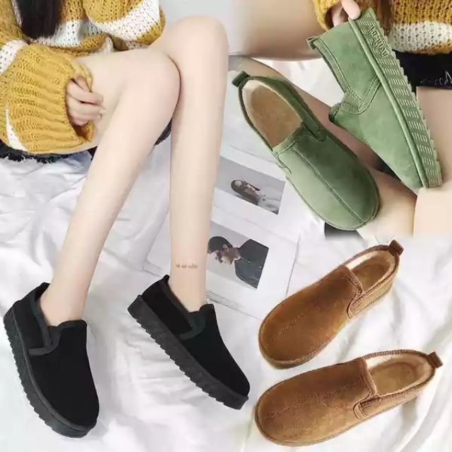 Giày lót lông nữ