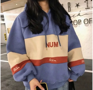 Áo hoodie NUM chất nỉ bông dày dặn