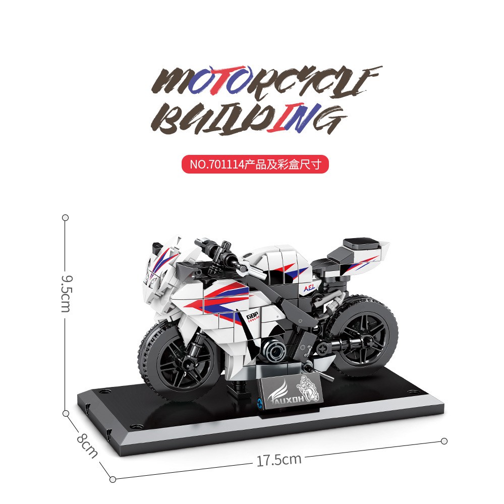 [Mã LIFETOYS1 giảm 30K đơn 99K] Đồ chơi Lắp ghép Mô hình Technic Sembo moc Motorcycle Xe Mô Tô Monkey Moto CB750