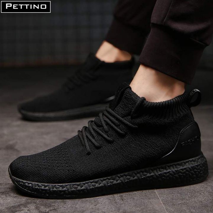 [Mã FASHIONMALLT4 giảm 15% tối đa 30K đơn 150k] Giày Thể Thao Nam Cổ Cao Cao Cấp PETTINO SSKS03.