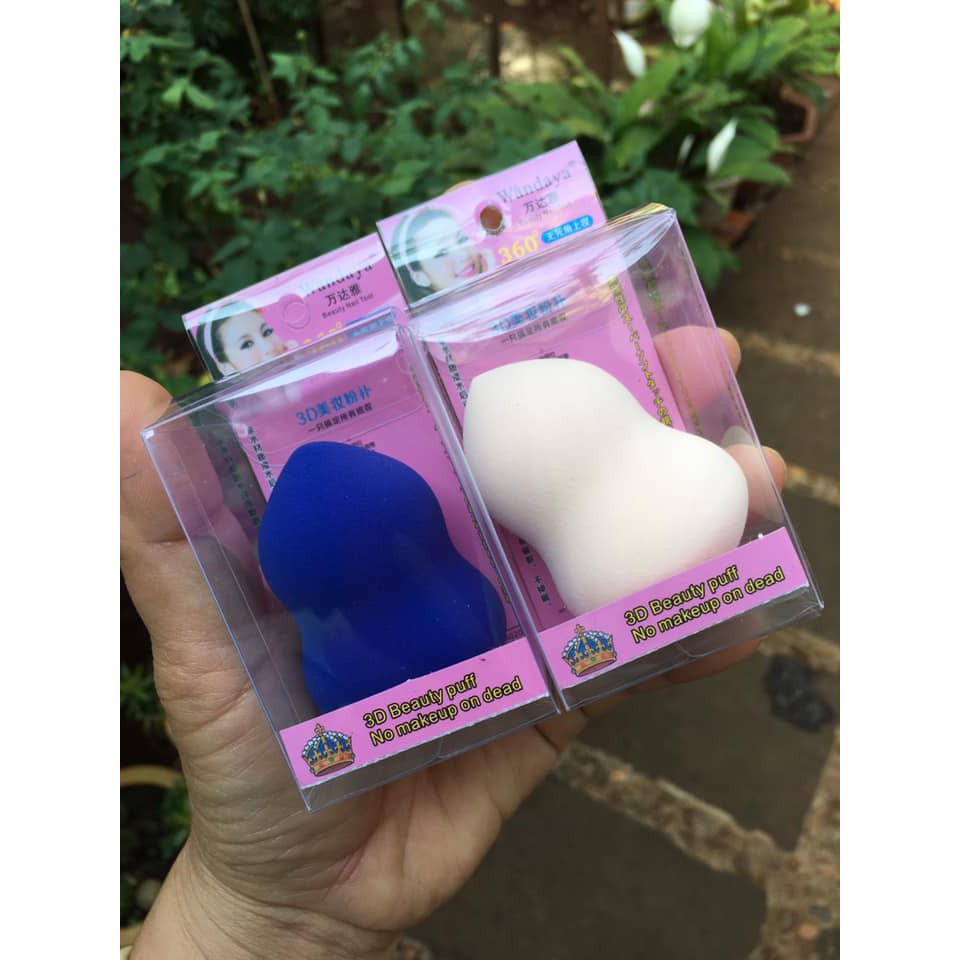 Mút tán kem nền hồ lô D1 giao màu ngẫu nhiên