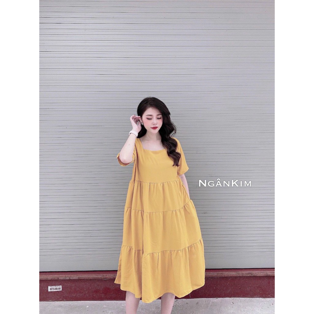 [MỚI VỀ]váy bầu thiết kế đẹp, sang chảnh chất mát mịn V210