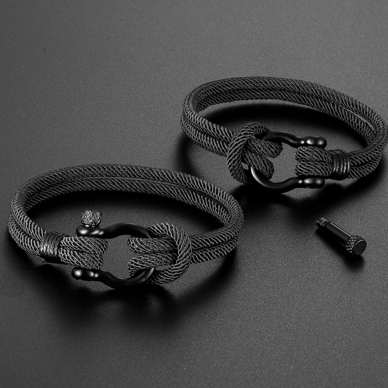 Vòng Tay Sinh Tồn Khóa Inox Cho Nam Và Nữ