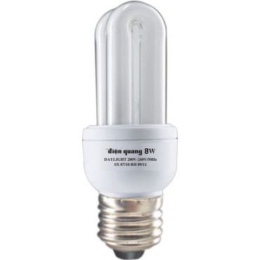 ĐÈN COMPACT ĐIỆN QUANG 2U - 8W