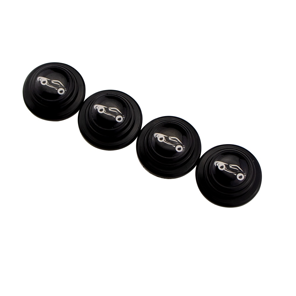Bộ 4 Miếng Đệm Silicone Dán Cửa Xe Hơi Chống Sốc / Va Chạm / Tiếng Ồn Tiện Dụng