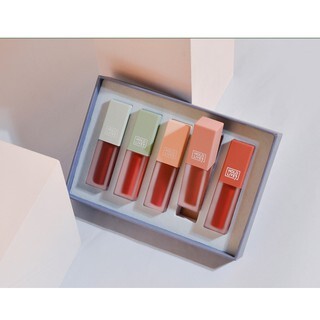 Set 5 son kem vuông Hold Live orchid love matte lip chính hãng Holdlive nội địa Trung HL270 * Mỹ phẩm CH T1T