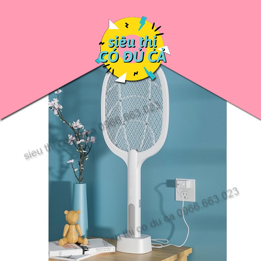 Vợt Muỗi Thông Minh Kiêm Đèn Bắt Muỗi tự động 3 trong 1