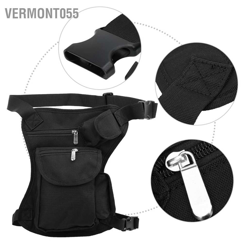 Có thể bán buôn Túi đeo chân/ đeo hông bằng nylon sức chứa lớn đa năng cho thể thao ngoài trời vermont055 Hàng giao ngay