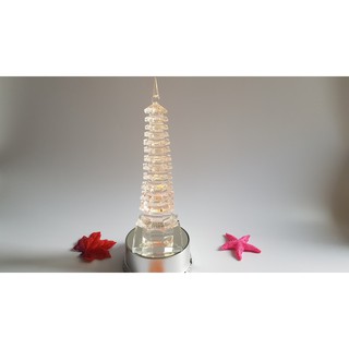 Tháp văn xương pha lê 13 tầng - T0003