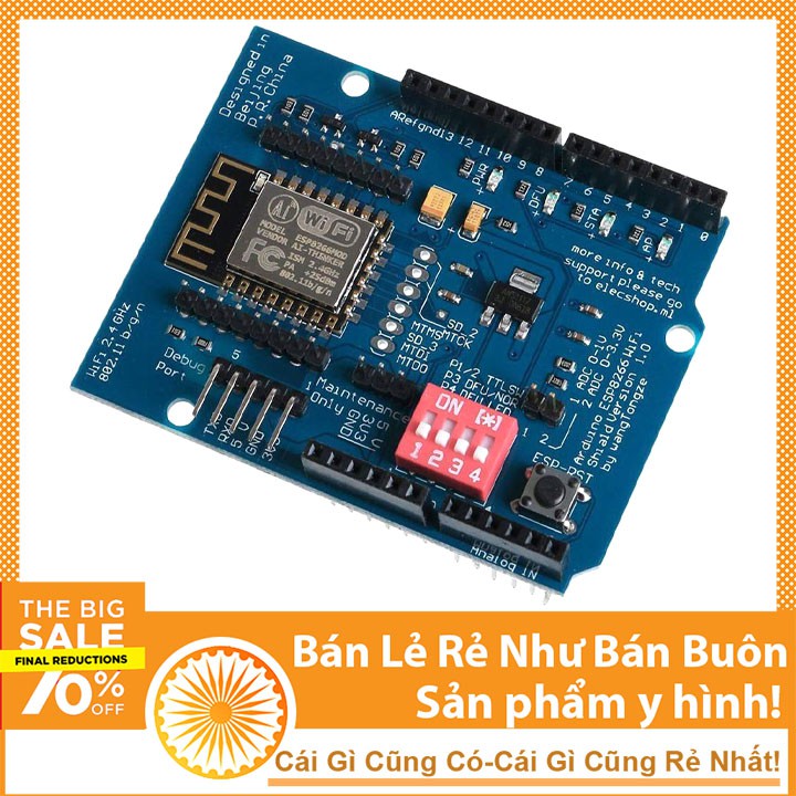 Mạch Arduino ESP8266 WIFI Sheild