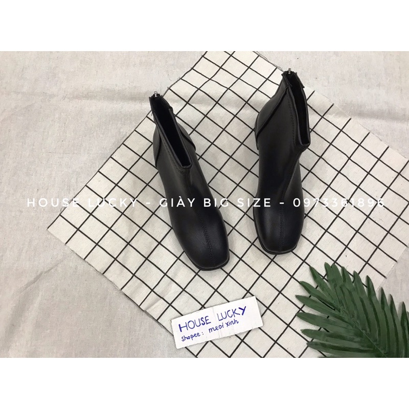 (ORDER) Bốt da trơn đế thấp 2p BIG SIZE (35-43) | BigBuy360 - bigbuy360.vn