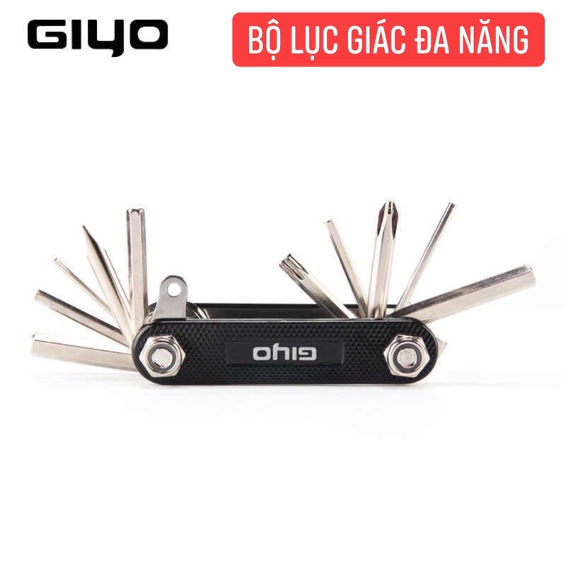 Bộ tool lục giác đa năng Giyo PT-07 gập gọn 40*75mm