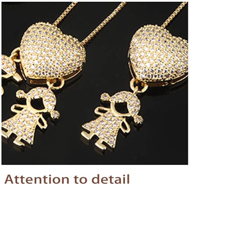 Flgo Vòng cổ Mặt Hình Trái Tim Dát Đá Zircon Sáng Tạo Thanh Lịch Cho Cặp Đôi G